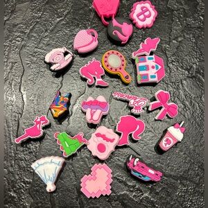 21 Barbie Croc Charms